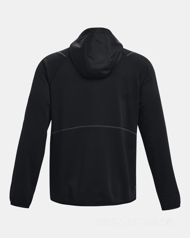 男士UA RUSH抓绒全拉链运动上衣