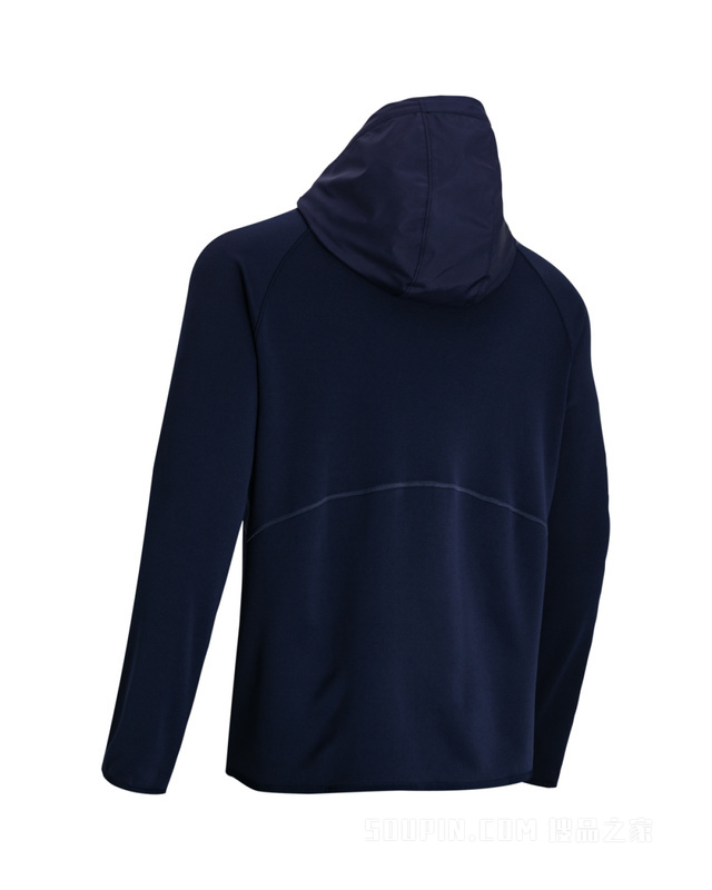 男士UA RUSH抓绒全拉链运动上衣