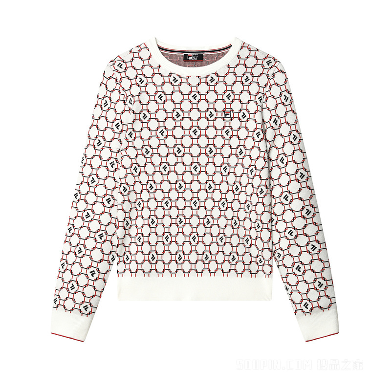 女子经典商务编织衫