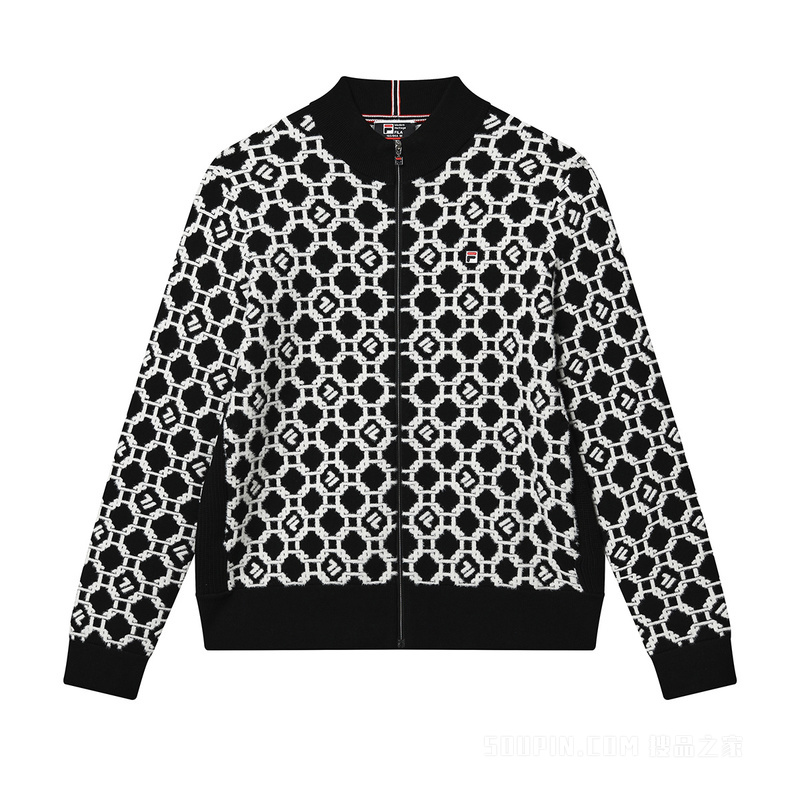 女子经典商务编织开衫