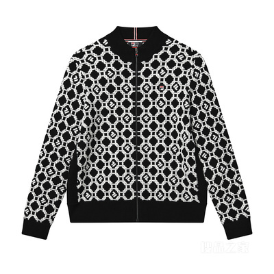 女子经典商务编织开衫