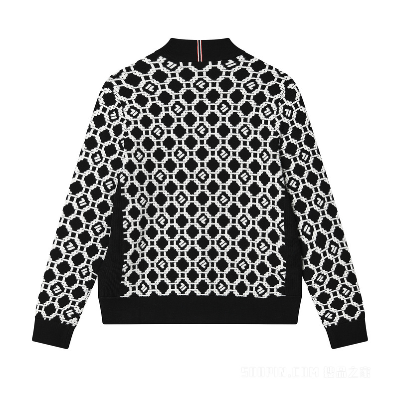 女子经典商务编织开衫