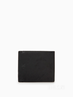 Calvin Klein 23春季男真皮商务字母压纹多卡位牛皮钱包票夹礼物HP2030