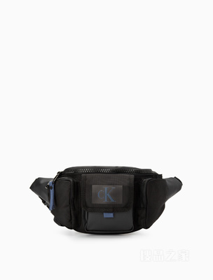Calvin Klein 23春季男士撞色LOGO多口袋经典可调节插扣腰包礼物HH3630