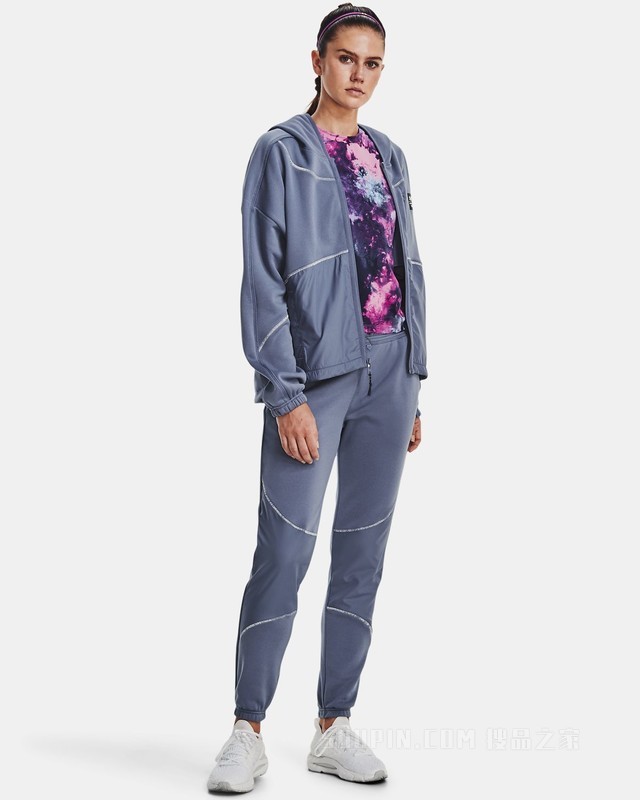 女士UA RUSH抓绒长裤