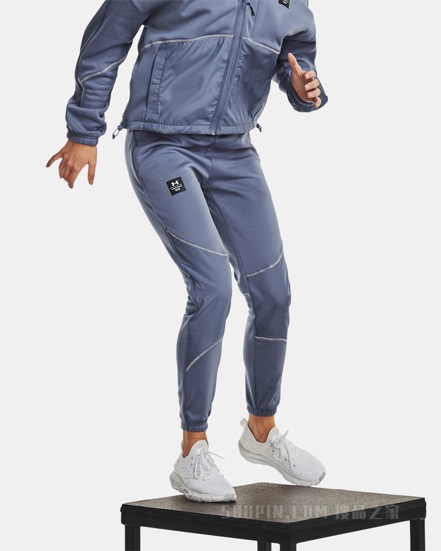 女士UA RUSH抓绒长裤