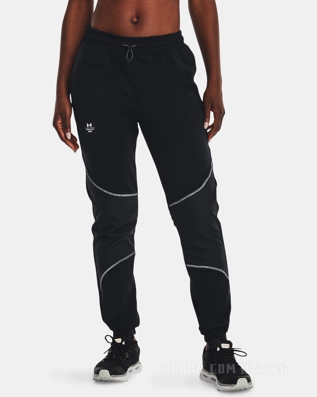 女士UA RUSH抓绒长裤