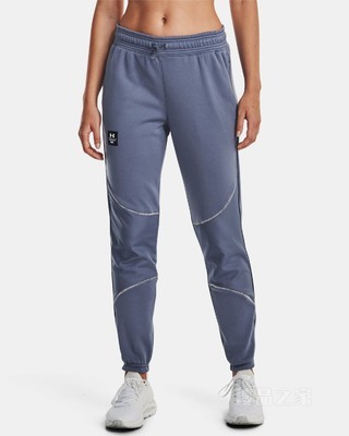 女士UA RUSH抓绒长裤