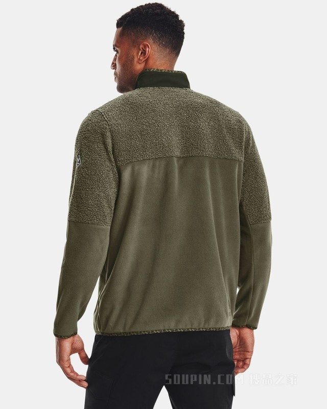 男士UA Polartec® Maxx全拉链运动上衣