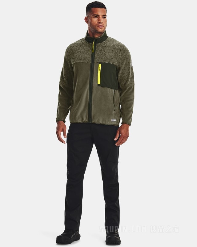 男士UA Polartec® Maxx全拉链运动上衣