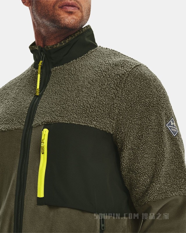 男士UA Polartec® Maxx全拉链运动上衣