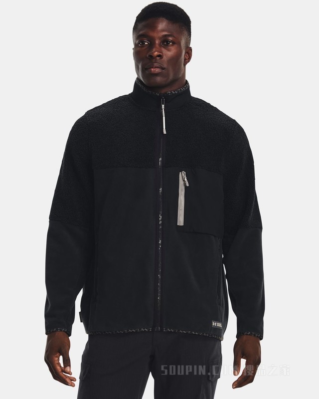 男士UA Polartec® Maxx全拉链运动上衣