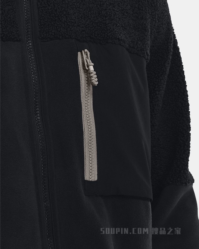 男士UA Polartec® Maxx全拉链运动上衣