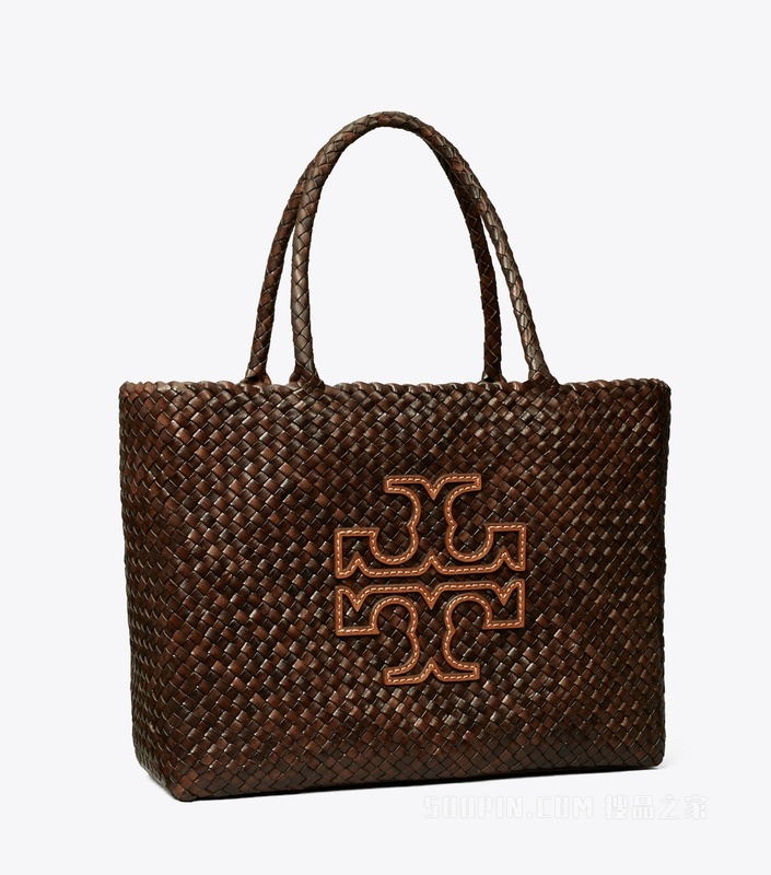 McGraw Dragon 编织托特包 巧棕色