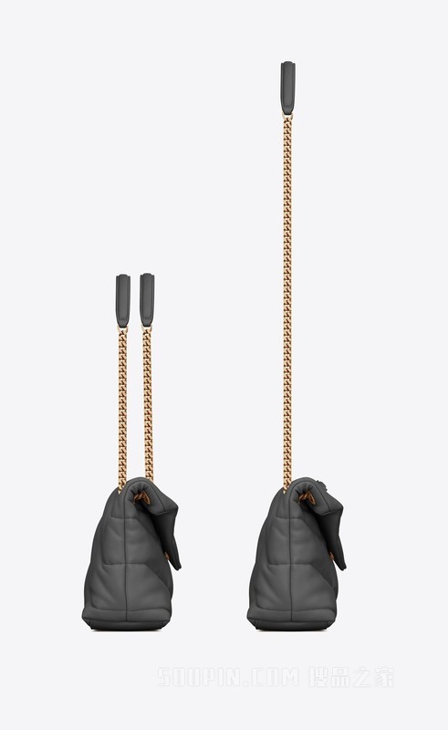 PUFFER绗缝羊皮革小号链条包