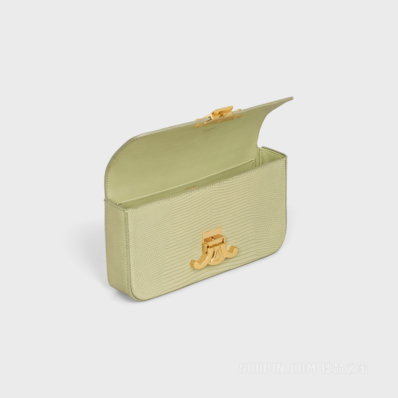 TRIOMPHE蜥蜴皮革链条肩背包 27134