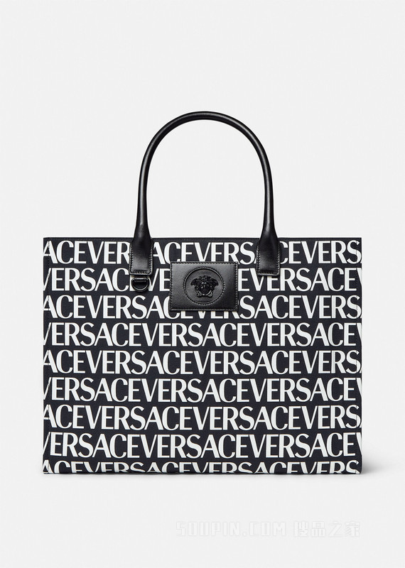 Versace Allover大号托特包