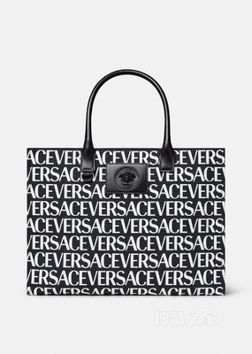 Versace Allover大号托特包