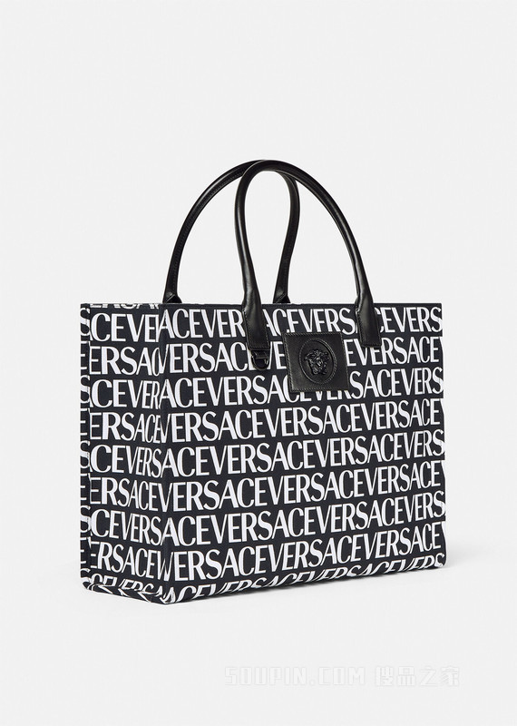 Versace Allover大号托特包