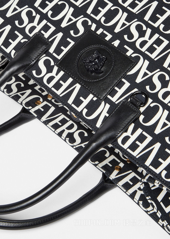Versace Allover大号托特包