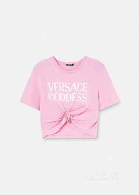 Versace Goddess Safety Pin T恤