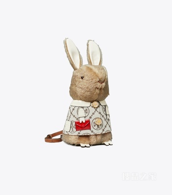 【兔年限定】Reva 迷你兔形手袋 经典原色棕