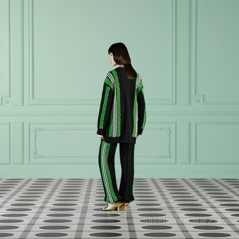 adidas x Gucci联名系列羊毛开衫 黑色