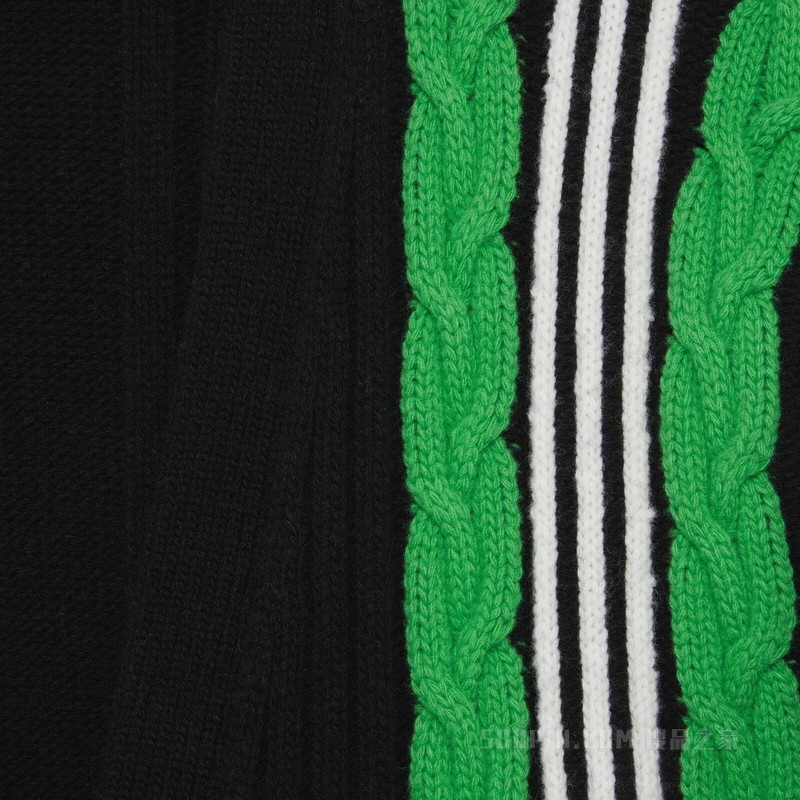 adidas x Gucci联名系列羊毛开衫 黑色