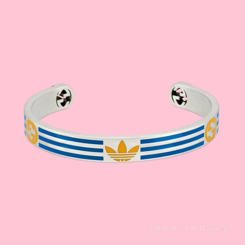 adidas x Gucci联名系列手镯 925银