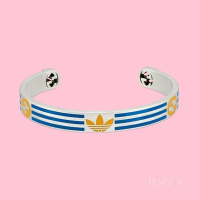 adidas x Gucci联名系列手镯 925银