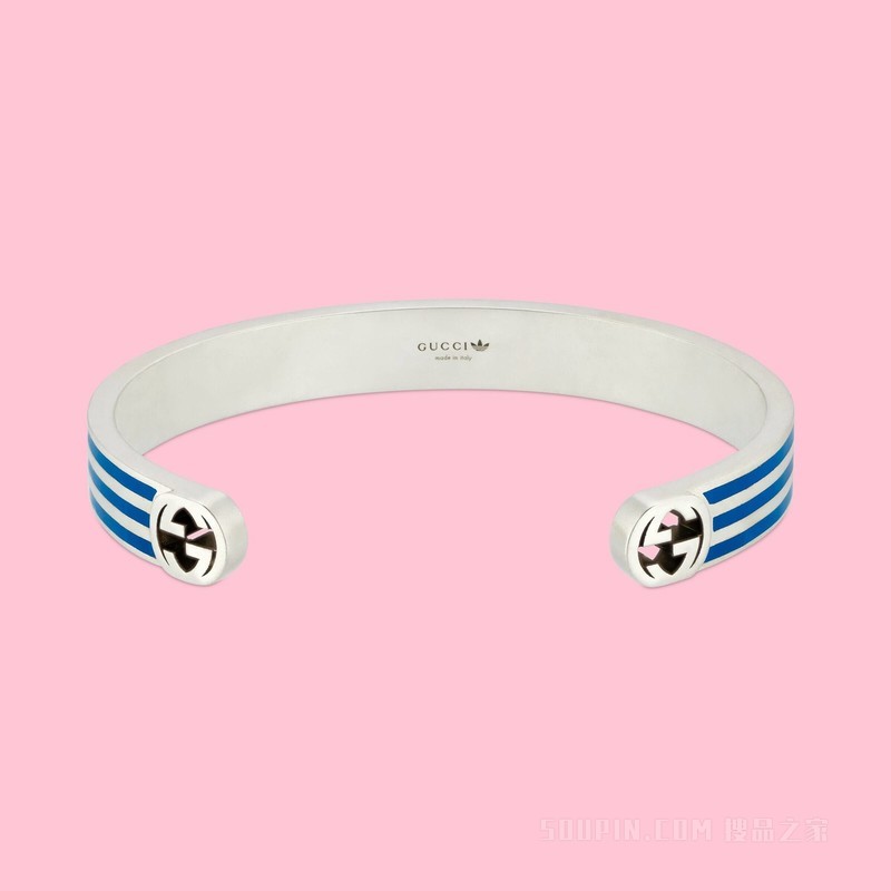 adidas x Gucci联名系列手镯 925银