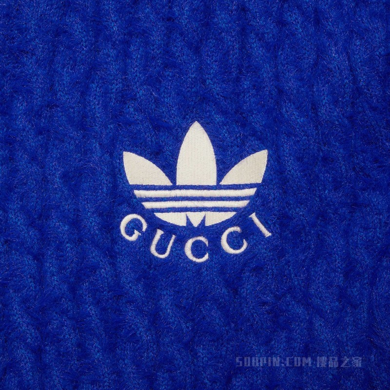 adidas x Gucci联名系列羊毛夹克 蓝色