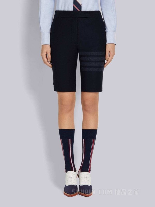 四条纹科技短裤