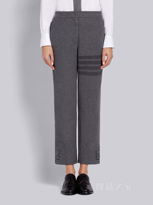 四条纹长裤