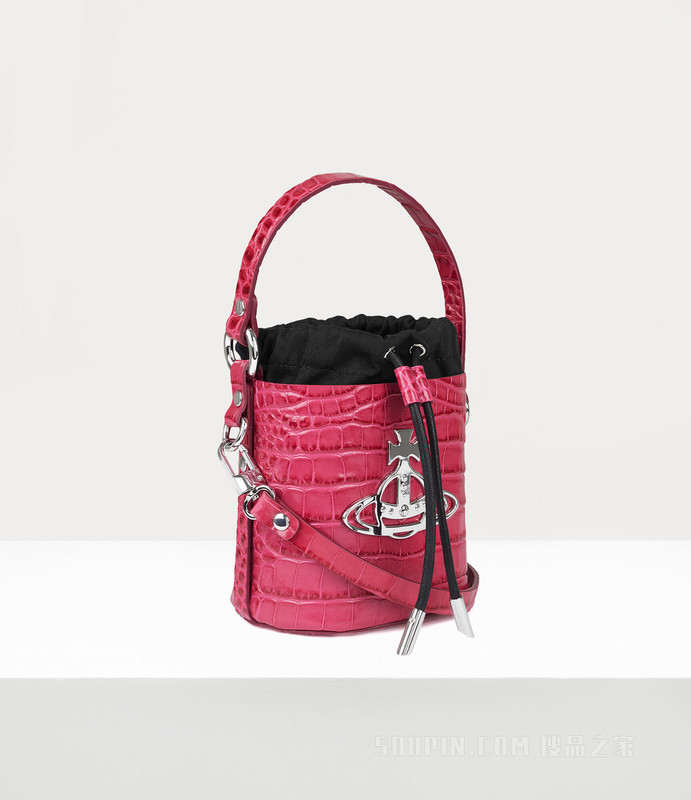 Daisy Drawstring Bucket Bag