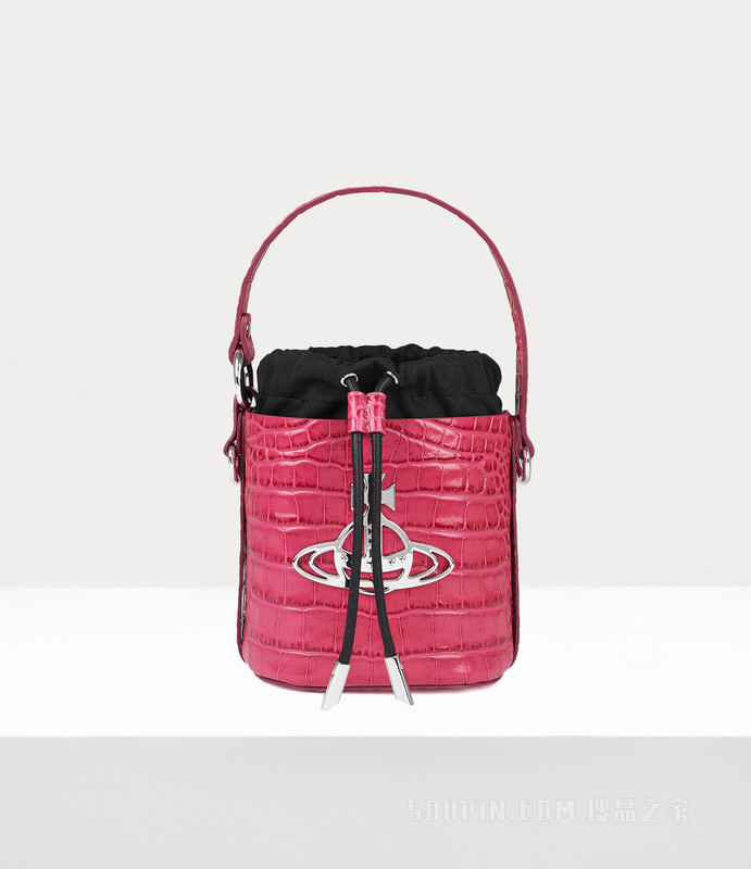 Daisy Drawstring Bucket Bag