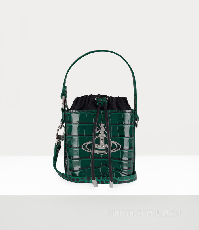 Daisy Drawstring Bucket Bag