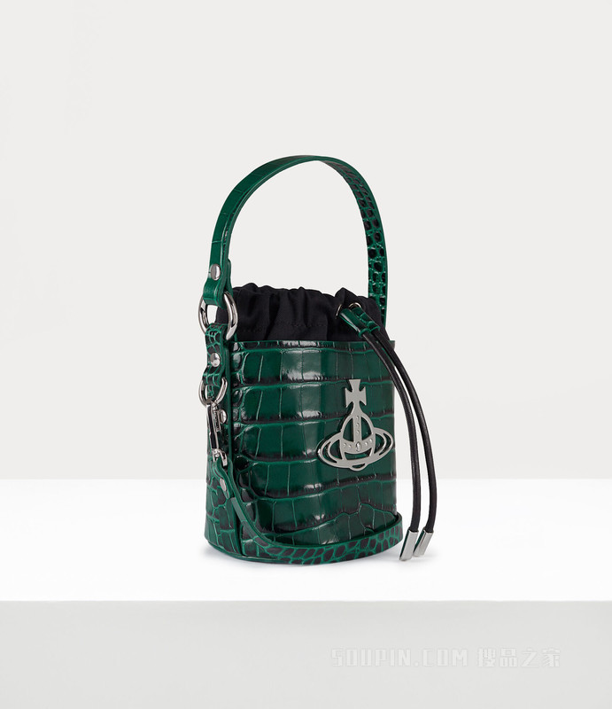 Daisy Drawstring Bucket Bag