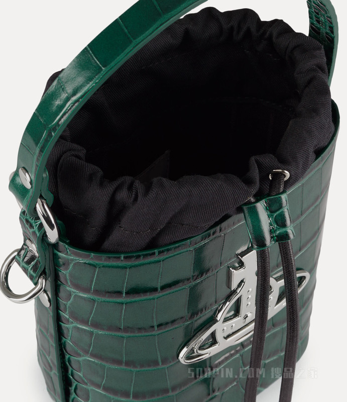 Daisy Drawstring Bucket Bag