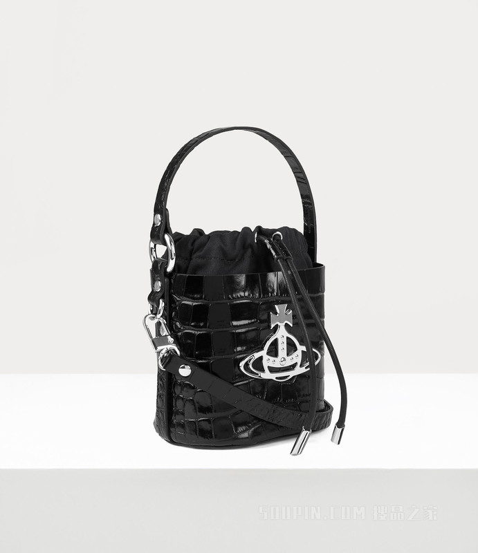 Daisy Drawstring Bucket Bag