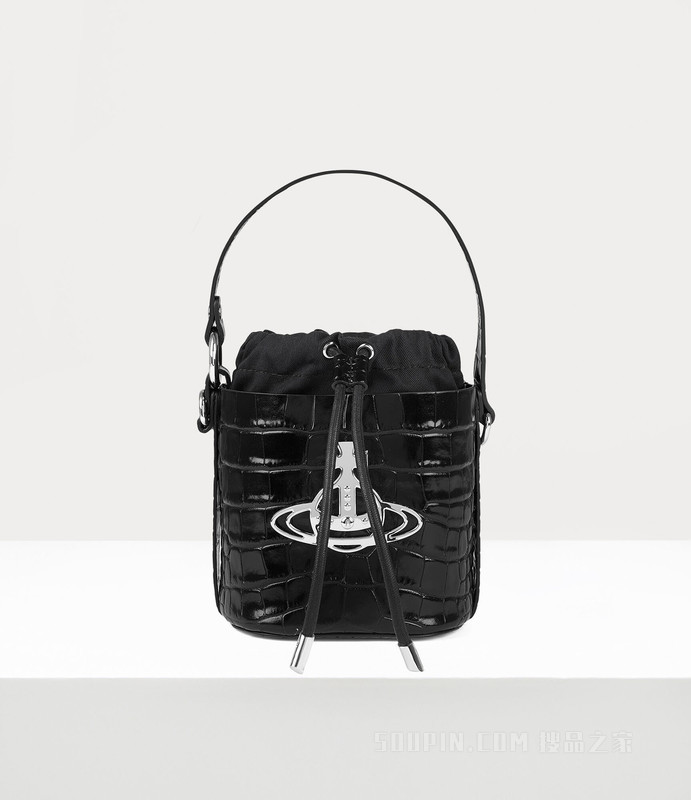 Daisy Drawstring Bucket Bag