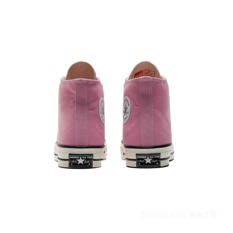 【男女同款】Chuck 70经典款男女高帮帆布鞋 中性 粉红色