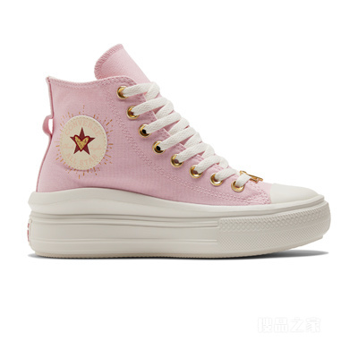 【女子】All Star Move女情人节厚底鞋 女款 粉红色