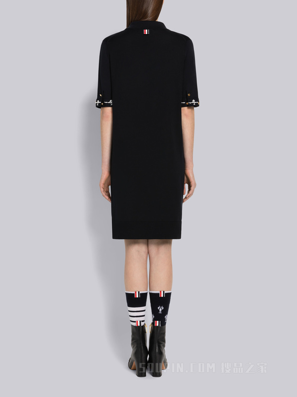 女士丝棉 POLO 连衣裙