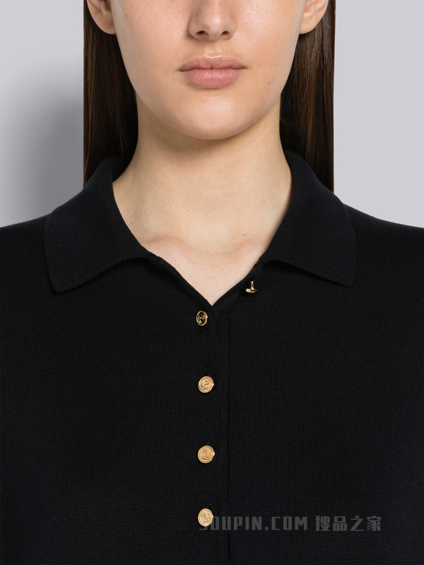 女士丝棉 POLO 连衣裙