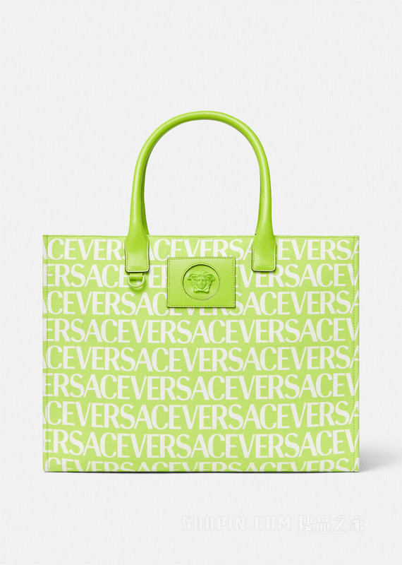 Versace Allover大号托特包