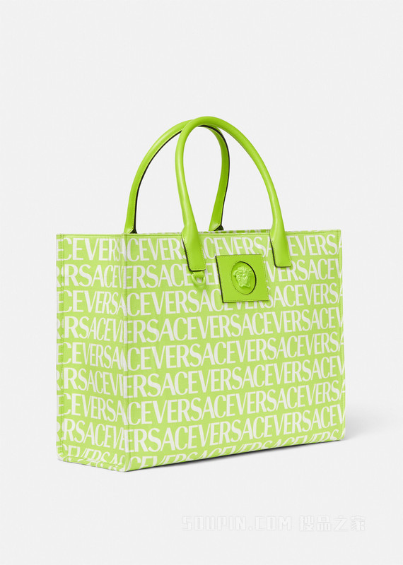 Versace Allover大号托特包