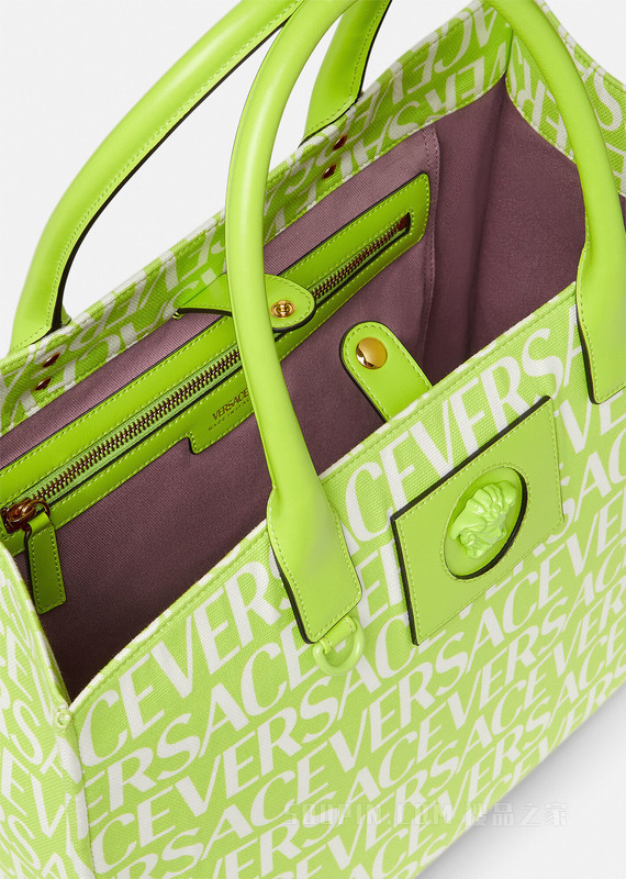 Versace Allover大号托特包