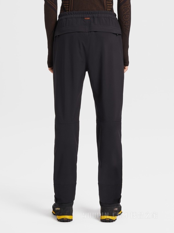 黑色 Techmerino™ 高科技面料 3 层科技长裤