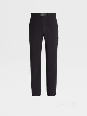 黑色 Techmerino™ 高科技面料 3 层长裤